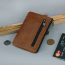 Genuine Leather Slim Wallets Men Mini Wallet