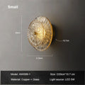 Home Decor For Living Room Background Wall Lamp Bedroom Light Fixtures Luxury Glass Corridor