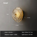 Home Decor For Living Room Background Wall Lamp Bedroom Light Fixtures Luxury Glass Corridor