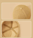 Adult Winter Baseball Cap Warm Knitted Hats Dad Outdoors Warm Sport Hat Snapback Caps