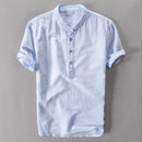 Summer Shirt Men Casual Shirt Hombre Round Collar Designer Leisure T-shirt Men