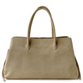 Beige handbag with handles on a white background, Obroi