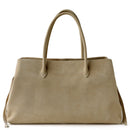 Beige handbag with handles on a white background, Obroi