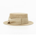 Linen Flat Top Small Hat French Retro Women's Summer Outdoor Leisure Travel Visor