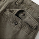 Retro Cotton Cargo Pants Loose Straight Leg Casual Trousers Outdoor Pants
