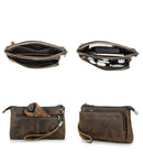 Genuine Leather Men Clutch Bag Travel Male Clutch Purse Hand Bag Luxury Design Casual Long Wallet