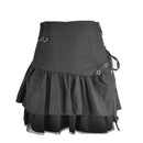 Retro Skirt Sweet Women Summer Streetwear Ladies Short Skirts Casual