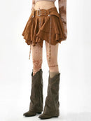 Summer Women Pleated Short Skirts Female Mini Club Skirts