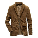 Men Corduroy Blazer Jackets Spring Autumn Suit Jackets Male Casual Blazers for Men