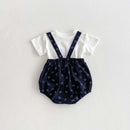 Children Set Summer Outfit Shoulder Bag Fart Clothes T-shirt Two-piece Set Baby Clothes