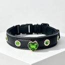Love Leather Pet Collars and Leash Set Dachshund Doberman Dogs Accessories Luxury Cat Collar
