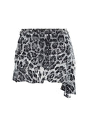 Sexy Leopard Backless Dress Elegant Sequins Sleeveless Club Party Dresses Bodycon Summer