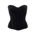 Black corset on a white background, Obroi