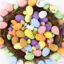 100 Easter Eggs You Can Make Your Own Mottled Foam Eggs and Egg Wreaths To Decorate The Easter Party