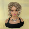 Bob Braided Wig Synthetic Faux Locs Crochet Twist Braiding Wig Dreadlocks Short Wigs For Women