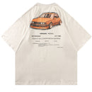 Vintage American Style T Shirt Hip Hop Retro Streetwear Tshirt Men Punk Cotton Oversized Tee Top