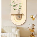 Entrance Decoration Wall Lamp Plant Ornaments Hanging Painting High-end Living Room Mural Light