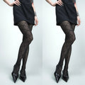Women Diamond Shape Grid Sheer Pantyhose Elastic Nylon Tights Thin Stockings