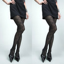 Women Diamond Shape Grid Sheer Pantyhose Elastic Nylon Tights Thin Stockings