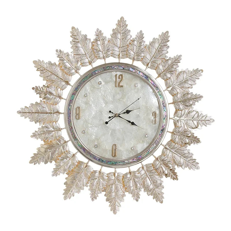 shell wall clock creative clock Home decoration wall clock Modern simple home living room quiet