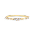 Moissanite Diamond Ring for Women Half Bind Stackable Engagement Anniversary Jewelry Gifts