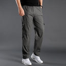 Spring Autumn Men Cargo Pants Men Multi Pocket Casual Trousers Men Solid