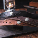 Leather Retro Luxury Designer Handmade Men's Belt Casual Jeans Soft Badge Rivet Leather Belt Strap
