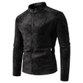 Biker Coat Men Handsome Leather Outerwear Male Retro Jacket Men Vintage Jackets