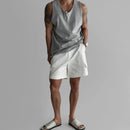 Summer Casual Sweat-absorbing Tank Top Men Breathable Versatile Loose Top