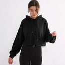 Spring Autumn Chic Hoodies Sweatshirt Women Casual Long Sleeve Drawstring Harajuku Thin Streetwear Pullover Female Clothing