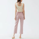 Women Pink ankle-length jeans loose denim pants
