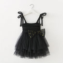 Baby Girl Clothes Bow Tie Decoration Sling Baby Girl Dress Birthday Princess Puffy Dresses