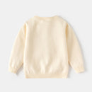 Baby Girls Cotton Sweaters Autumn Winter Kids Pearl Mesh Flowers Design Cardigan Coat Toddler Knitted Top