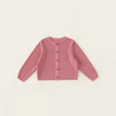 Girls Floral Dress Knitted Girl Cardigan Versatile Knitting Children Sweater