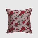 American Pastoral Retro Rose Pillow Cover Living Room Sofa Jacquard Square Cushion Case Eclecticism Home Decor