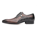 Handmade Men Wedding Dress Brogue Shoes Genuine Leather Latest Design Casual Shoes Man Pointed Dress Shoes