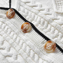 Baby Boys Knitted Cardigan Autumn Winter Kids Cable Knit Sweater Jacket Children British Clothing Knit Coat