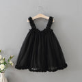 Girls Princes Lace Dresses Baby Kids Sling Wedding Party Ball Gown Costume For 1-6 Years