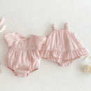 Summer 0-24M Children Clothes Baby Girls Romper Embroidery Toddler Baby Girls Jumpsuit