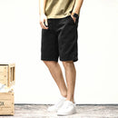 Men's Summer Shorts Casual Versatile Pocket Zip Pants Outdoor Beach Breathable Cotton