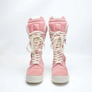 Men Genuine Leather High Boots Waterproof Women Thick Bottom Long Boot