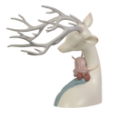 Dream of fairy tale mini series lucky Deer Closest art figure action white toys kids gift decoration