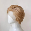 Peak Golden Blonde Wigs for Men 13x4Lace Front Wigs Short Bob Cut Cosplay Wigs for Women