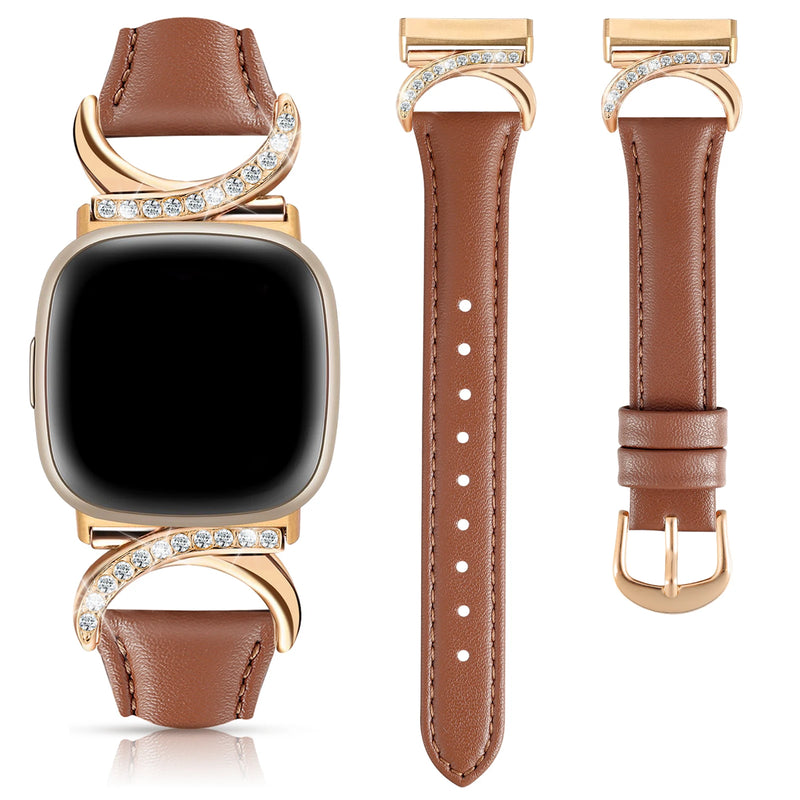 Compatible with Fitbit Versa 4/3 & Sense 2/Sense Smartwatch Interlocking Latch Replacement Band