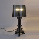 Antique Accent Table Lamp Clear Acrylic for Living Room Bedroom House Bedside Nightstand Home