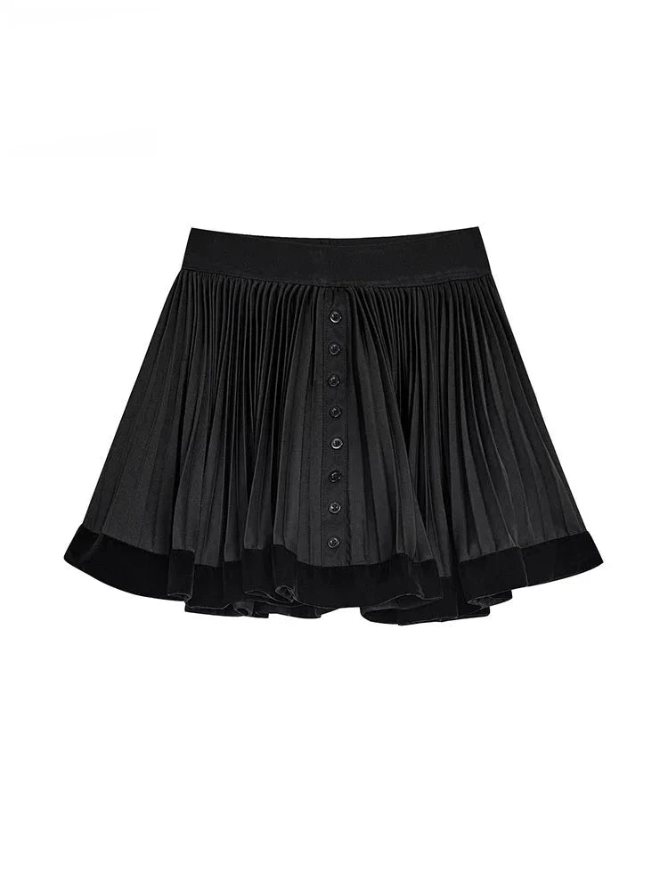 Skirt Women's Vintage Classical Cozy Pleated  Skirt Party Prom Gothic Spring Summer Casual