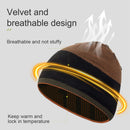 Unisex Winter Warm Soft Wool Cap Sports Knitted Hat Beanie Velvet lining For Running Jogging Cycling Skiing Camping