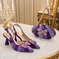 Ladies Shoe and Bag Set Latest Designers Shoes and Bags Set for Women Italian Matching Shoes and Bags
