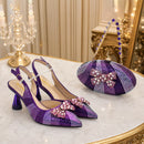 Ladies Shoe and Bag Set Latest Designers Shoes and Bags Set for Women Italian Matching Shoes and Bags