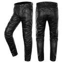 Real Leather Pants Men's Motorcycle Riding Windproof Trousers Genuine Thick Biker's Pants